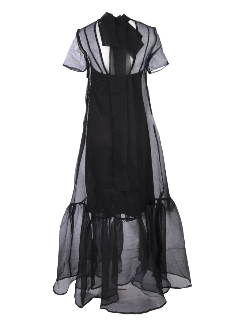 Calluna embellished-detail ruffled maxi dress 4