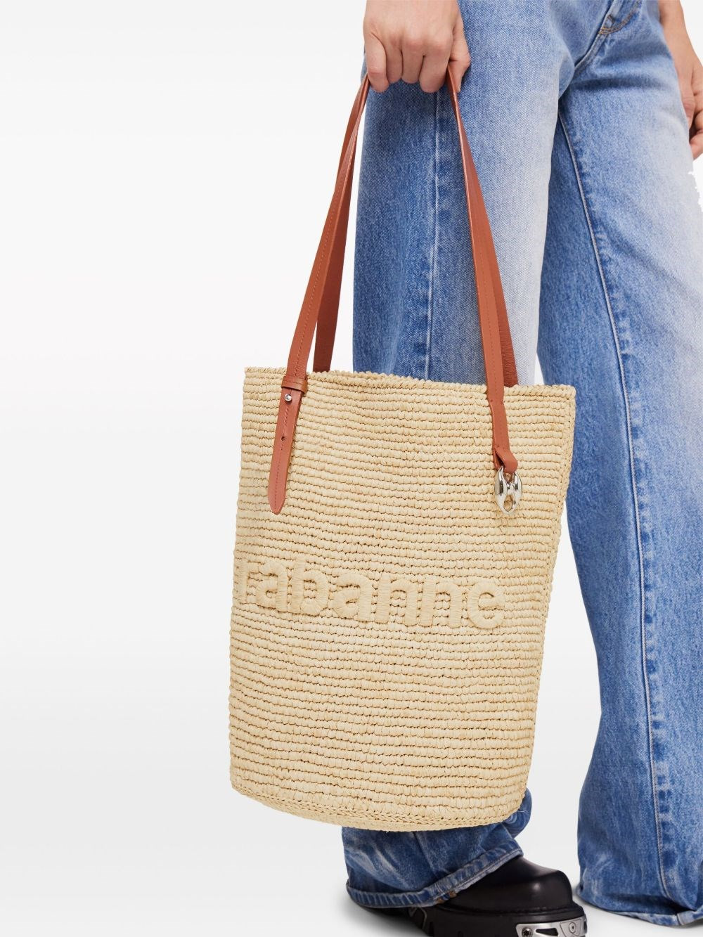 Braided tote bag with logo - 7