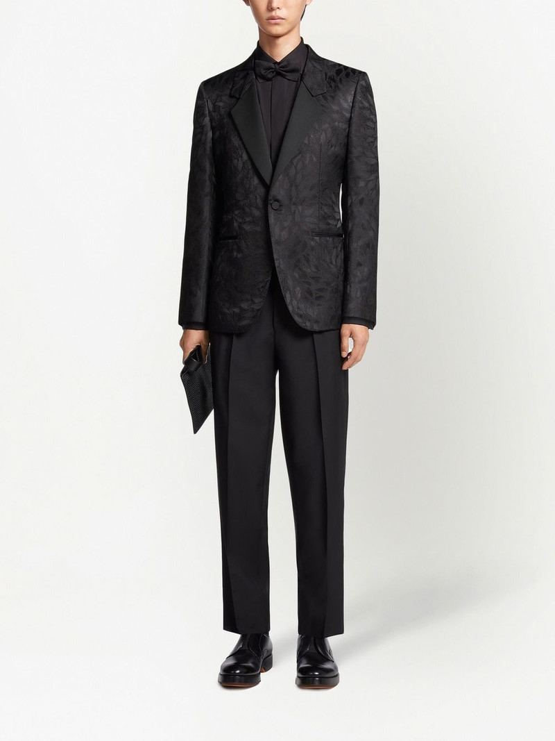 ZEGNA jacquard silk-wool blazer outlook