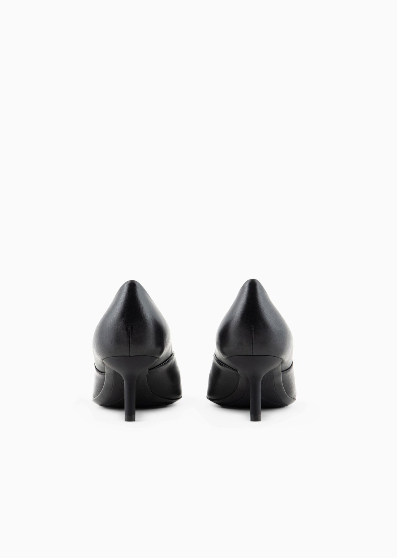 Nappa leather court shoes with rubber toe - 4