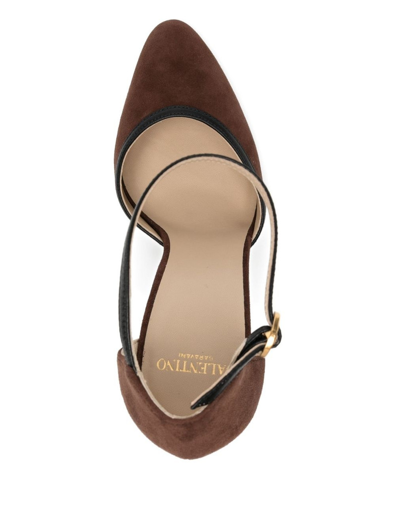 100mm ankle-strap heeled pumps 4