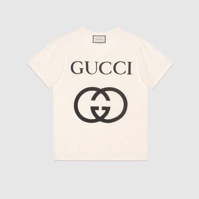 GUCCI Oversize T-shirt with Interlocking G outlook