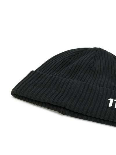 11 by Boris Bidjan Saberi ribbed beanie outlook