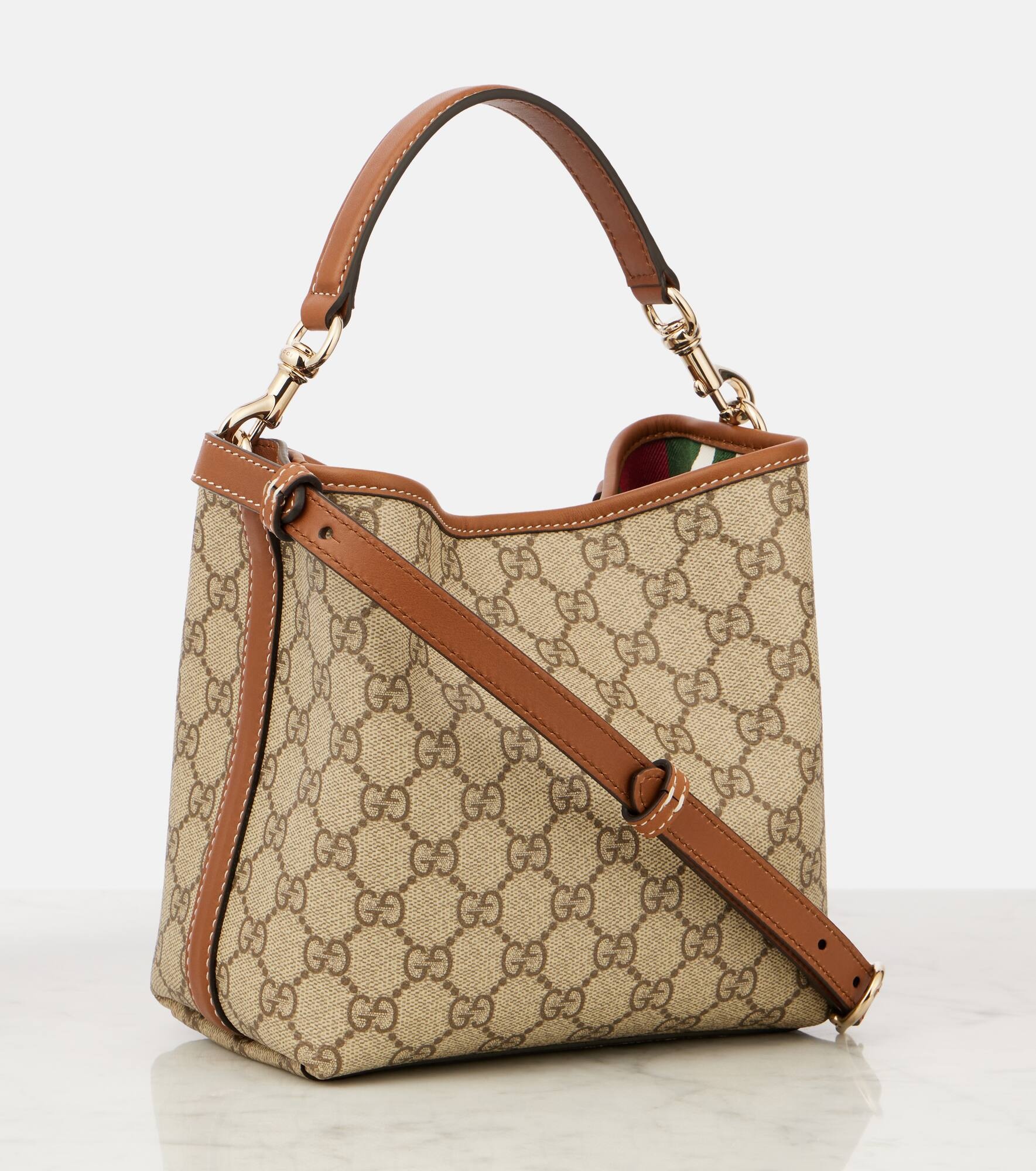 GG Emblem Small bucket bag - 4