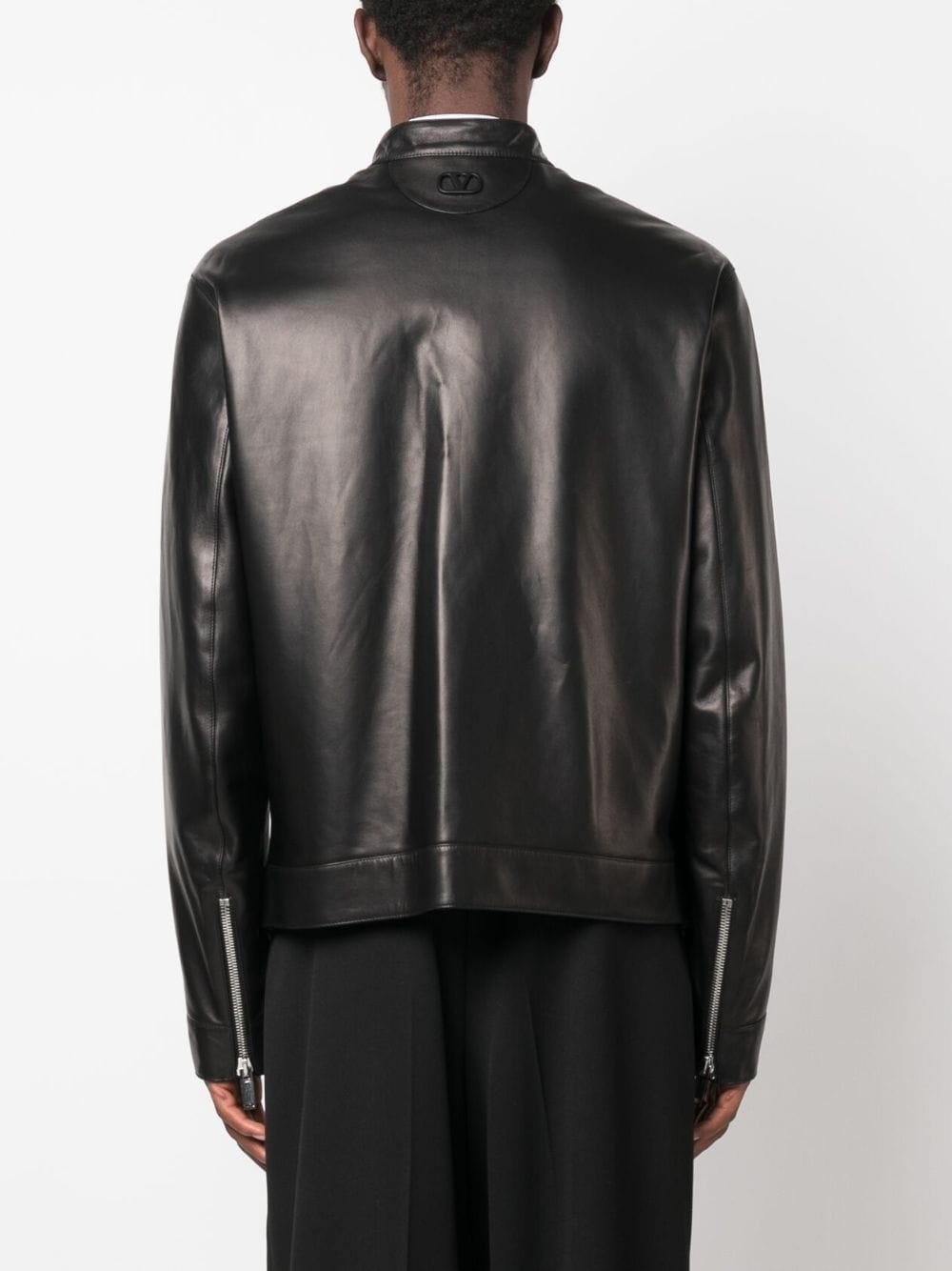 leather biker jacket - 4