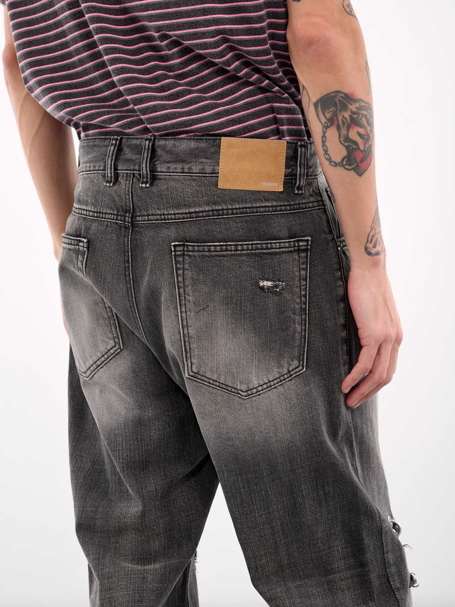 Distressed Denim Trousers - 4