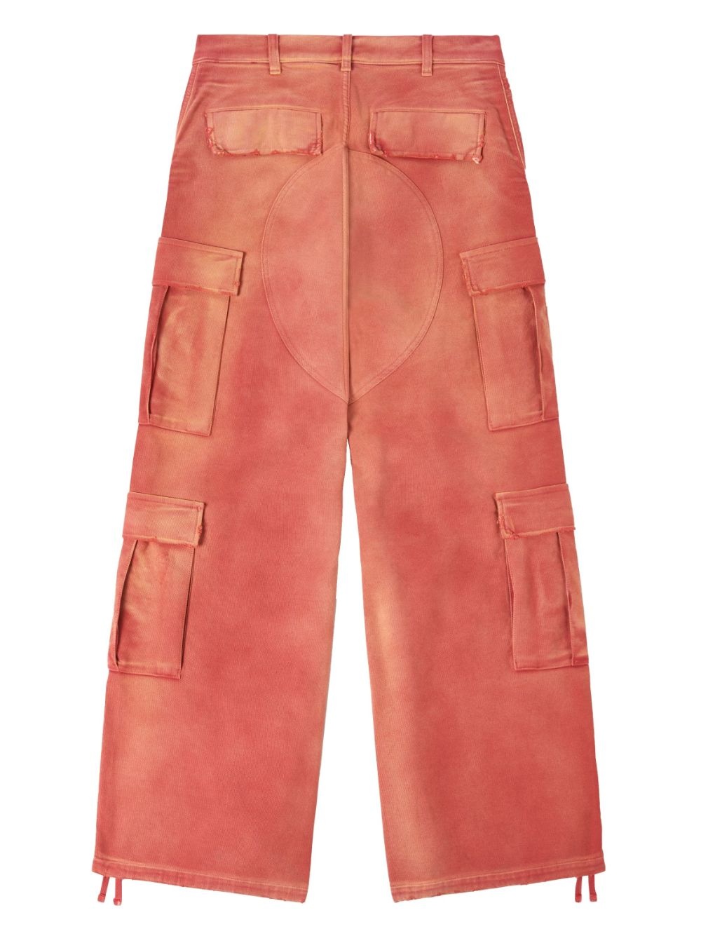 distressed-effect cargo pants - 6