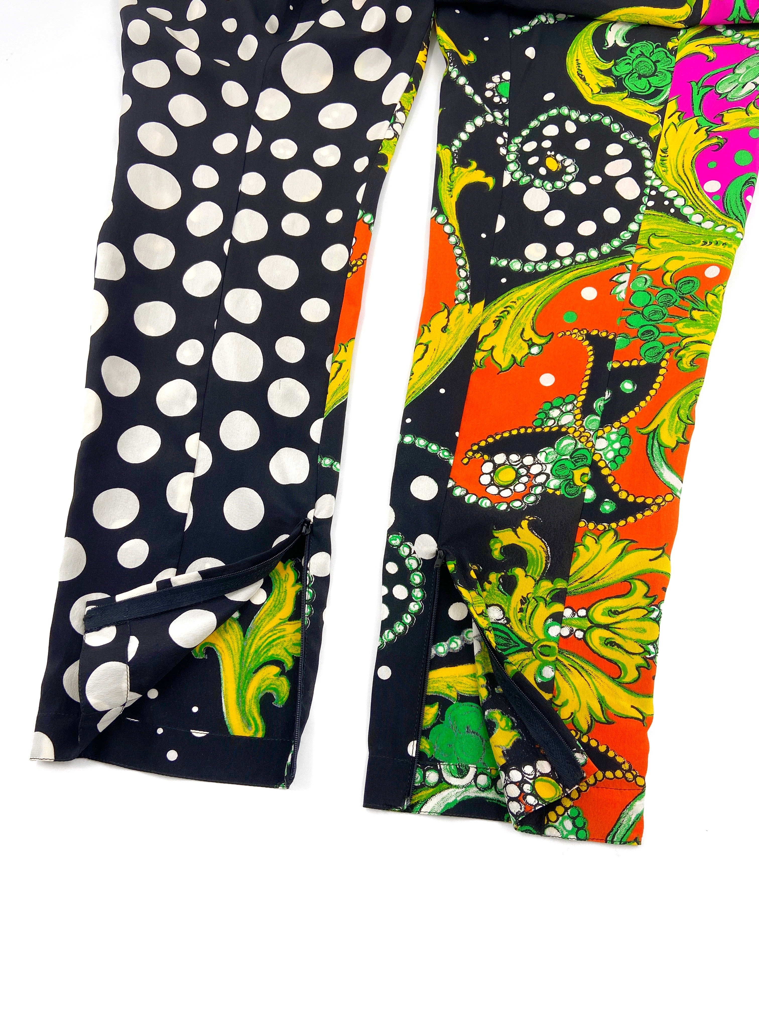 Gianni Versace Spring 1991 Abstract Baroque Draped Sarong Pant Top Ensemble 38 - 14
