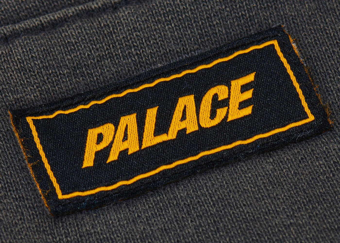 Palace Triple Stitch Zip Hood Pigment Black - 3