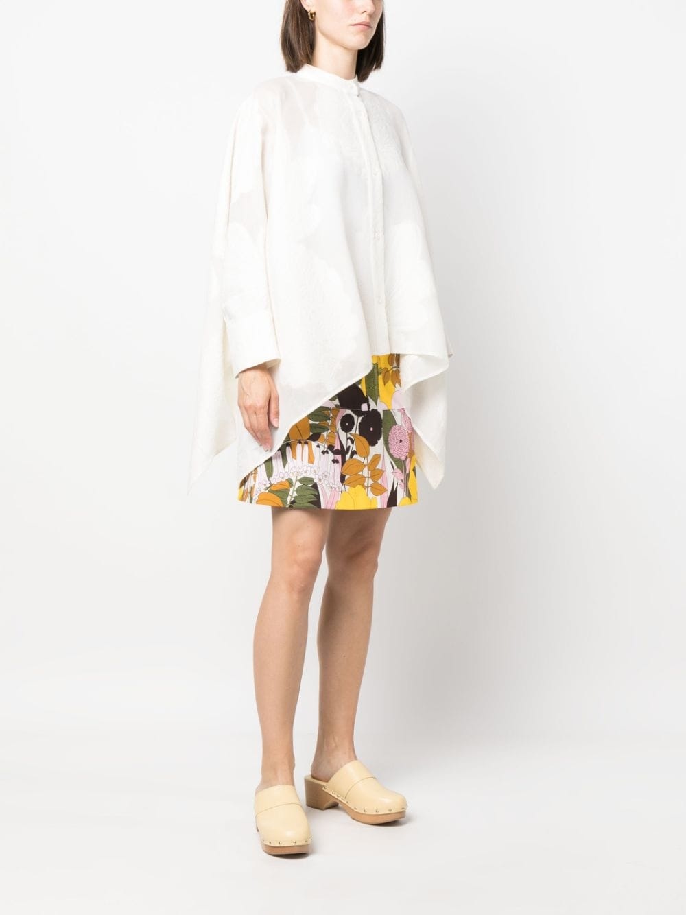 layered laced shirt - 3