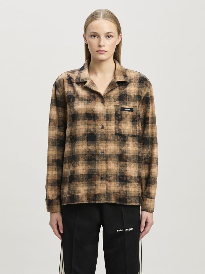 Curved Logo Check Shirt 3