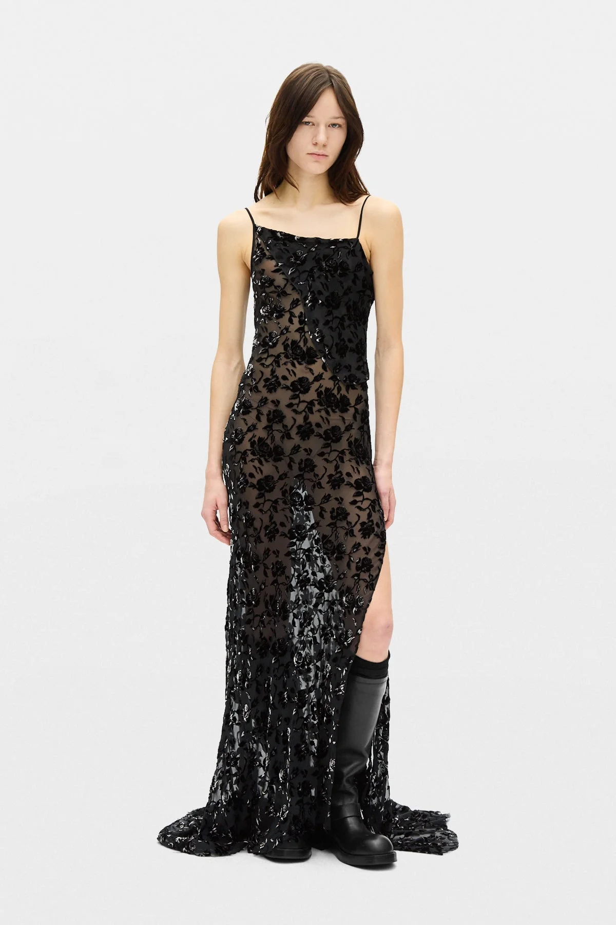 The Aaricia Long Bias Slip Dress - 1