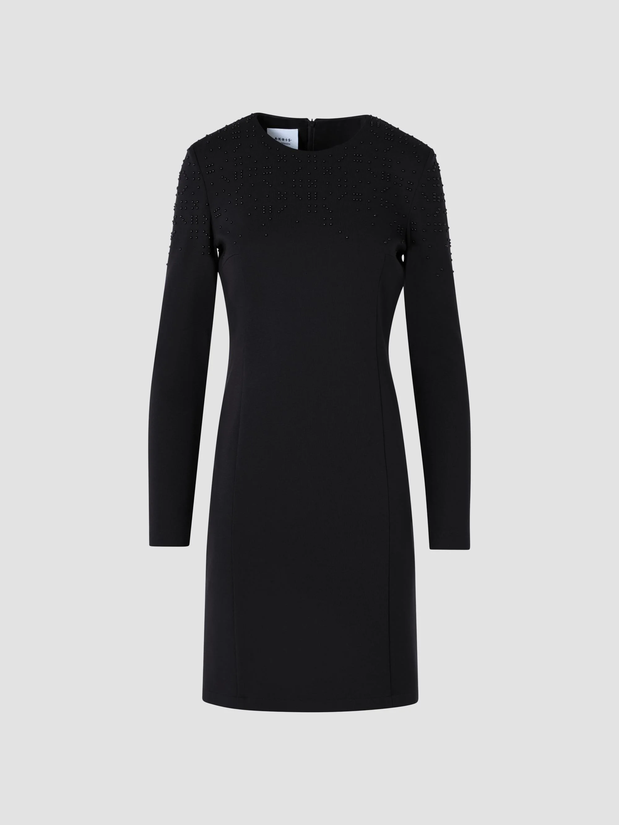 Women's Dice Pindot Embellishment Mini Dress - Black - 1