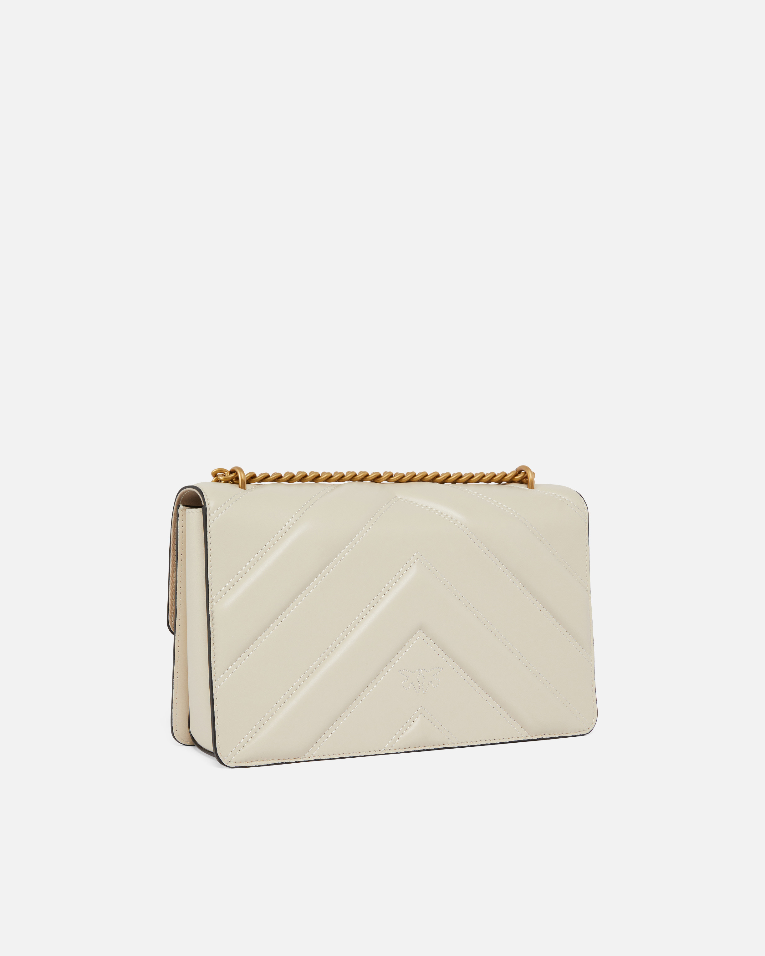 LOVE BAG ONE LIGHT MEDIUM HANDBAG IN CHEVRON NAPPA LEATHER - 2