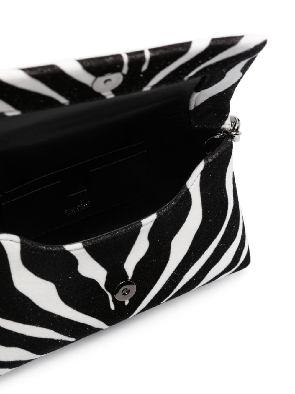zebra-print shoulder bag - 5
