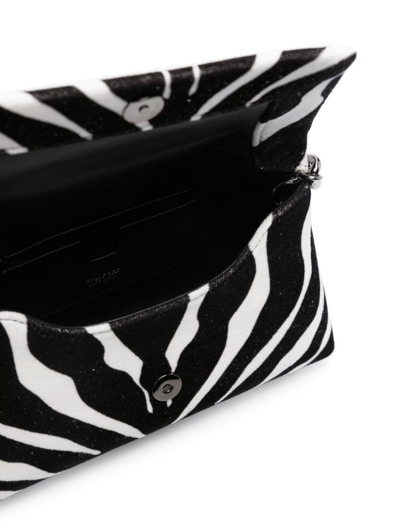 zebra-print shoulder bag 5