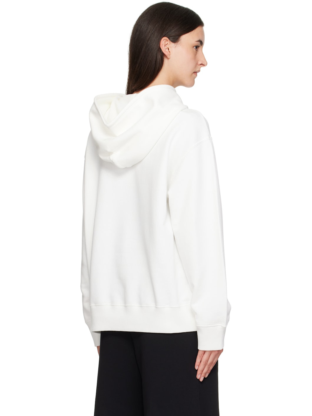 White Numeric Hoodie - 3