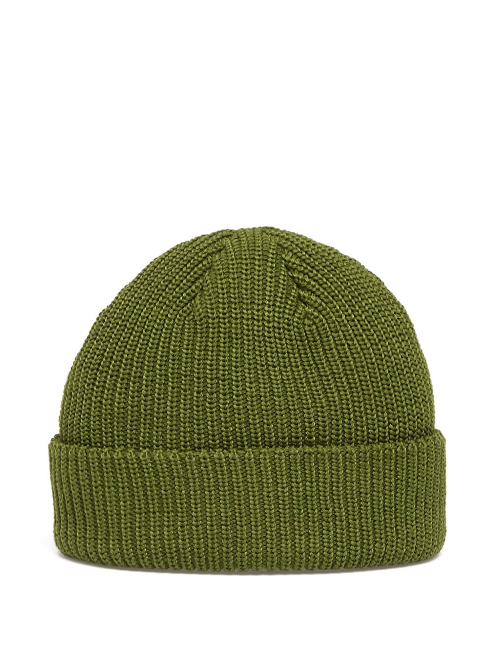 logo-detail ribbed beanie - 2
