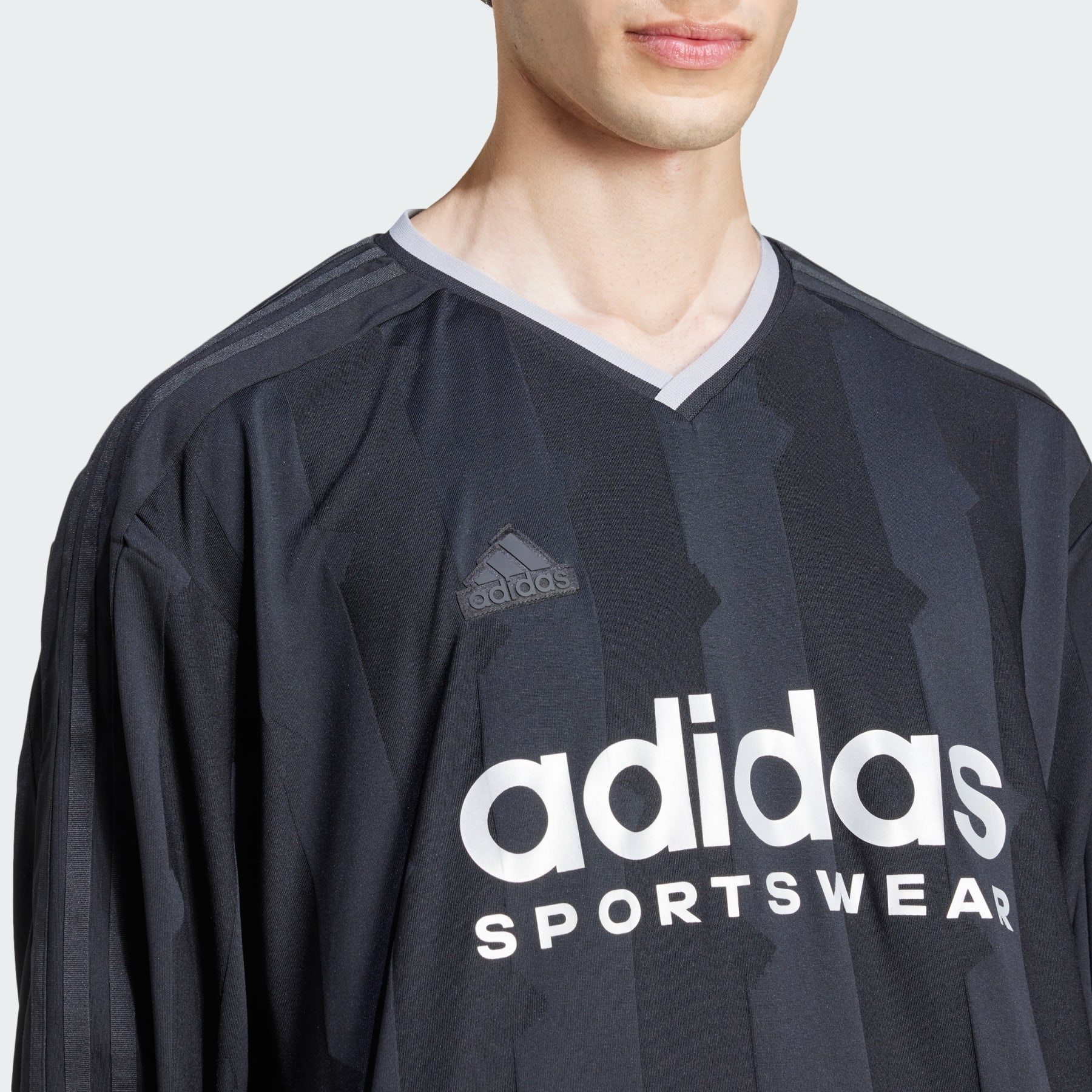 adidas House Of Tiro Long Sleeve Jacquard Jersey | REVERSIBLE