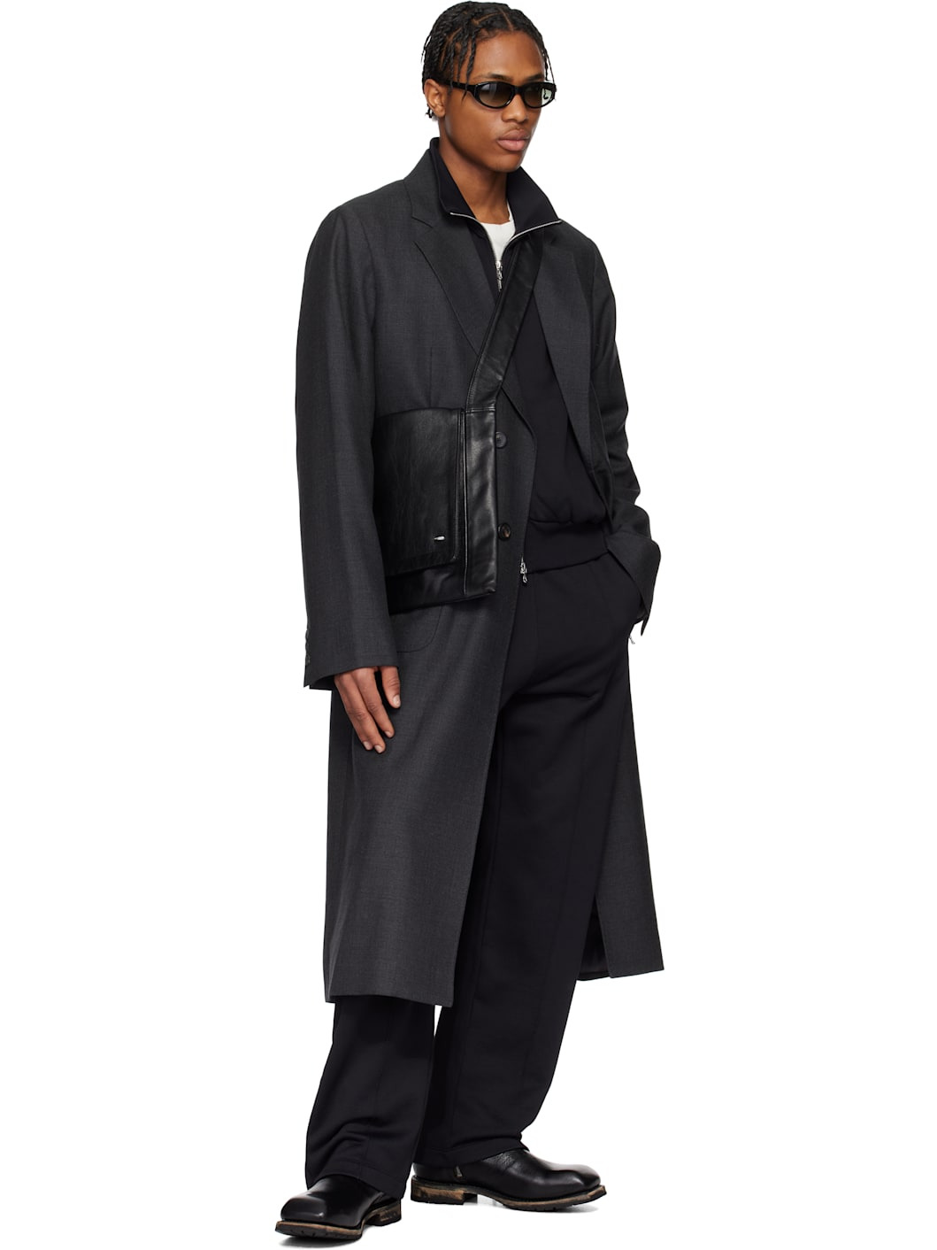 Black Robe Coat - 4