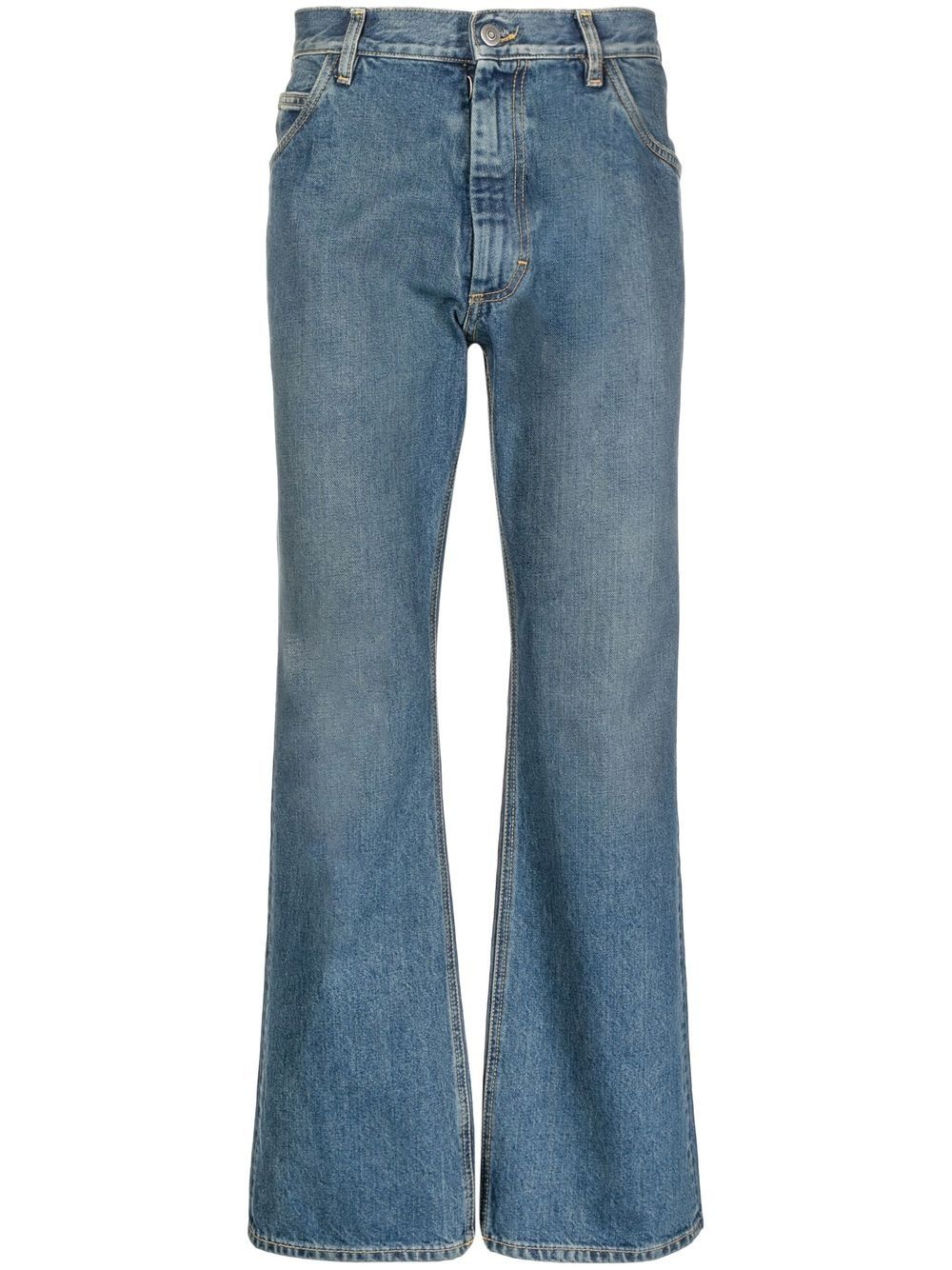 flared denim jeans - 1