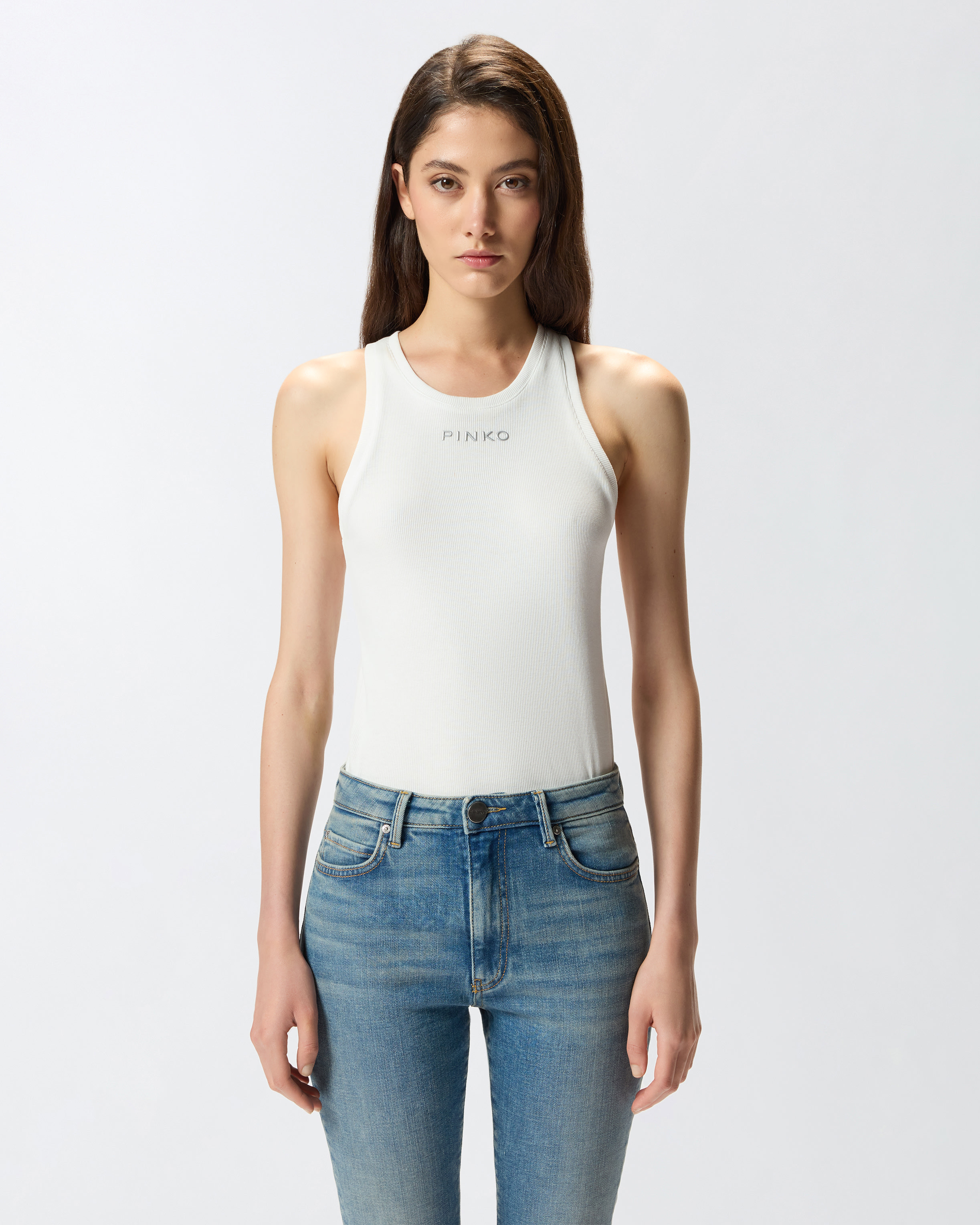 RIBBED VEST TOP - 2