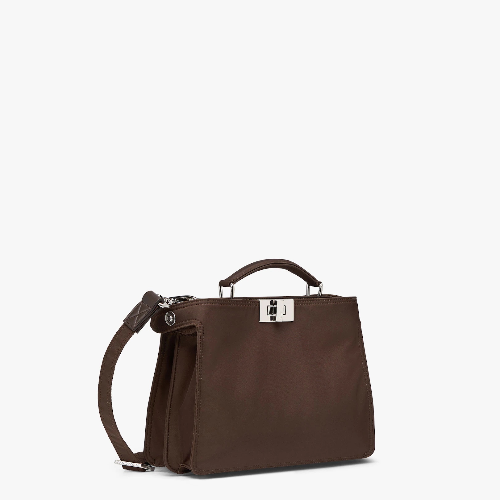 Dark brown nylon bag - 3
