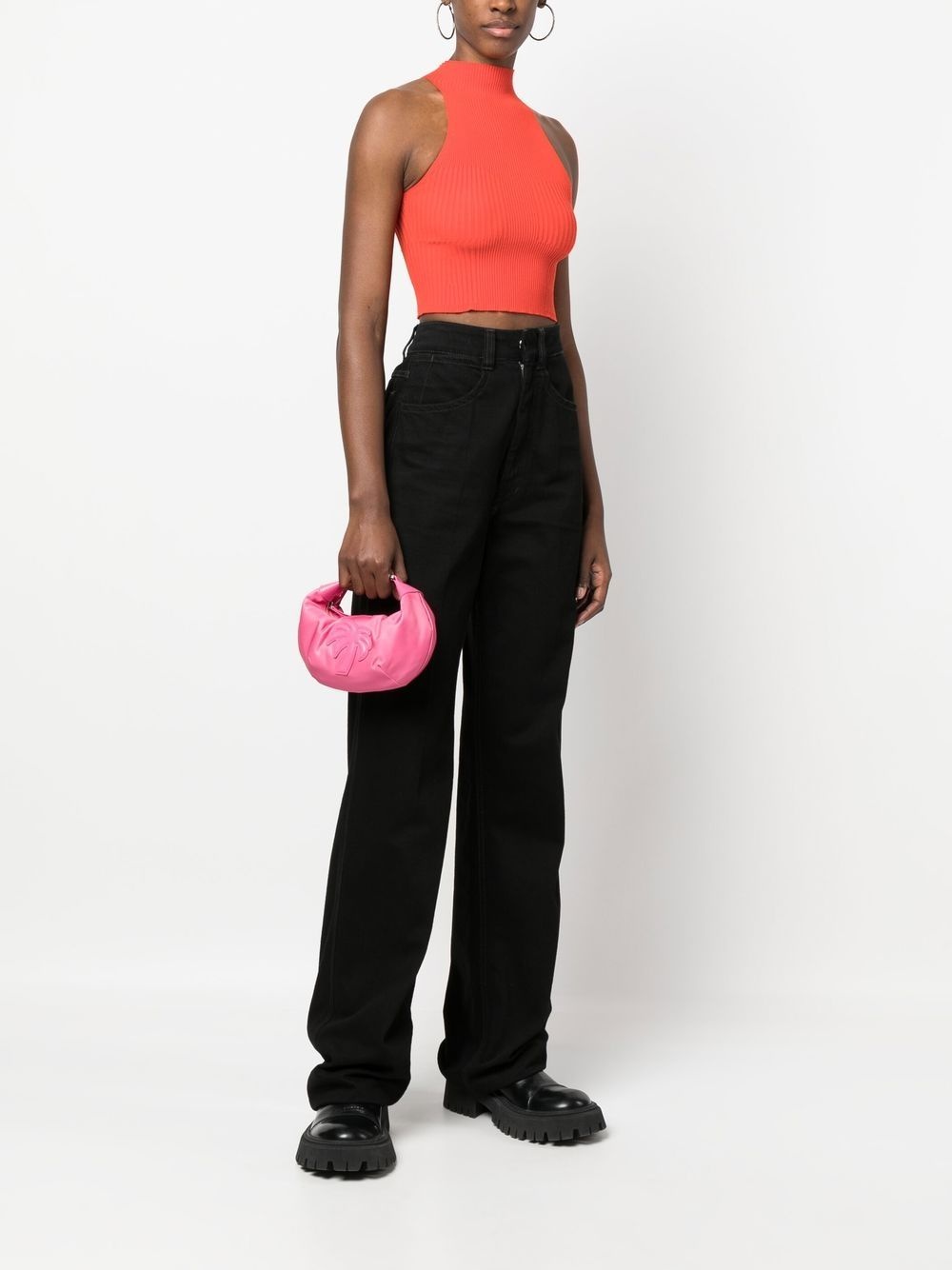 mini Big Palm logo-embossed clutch bag - 2