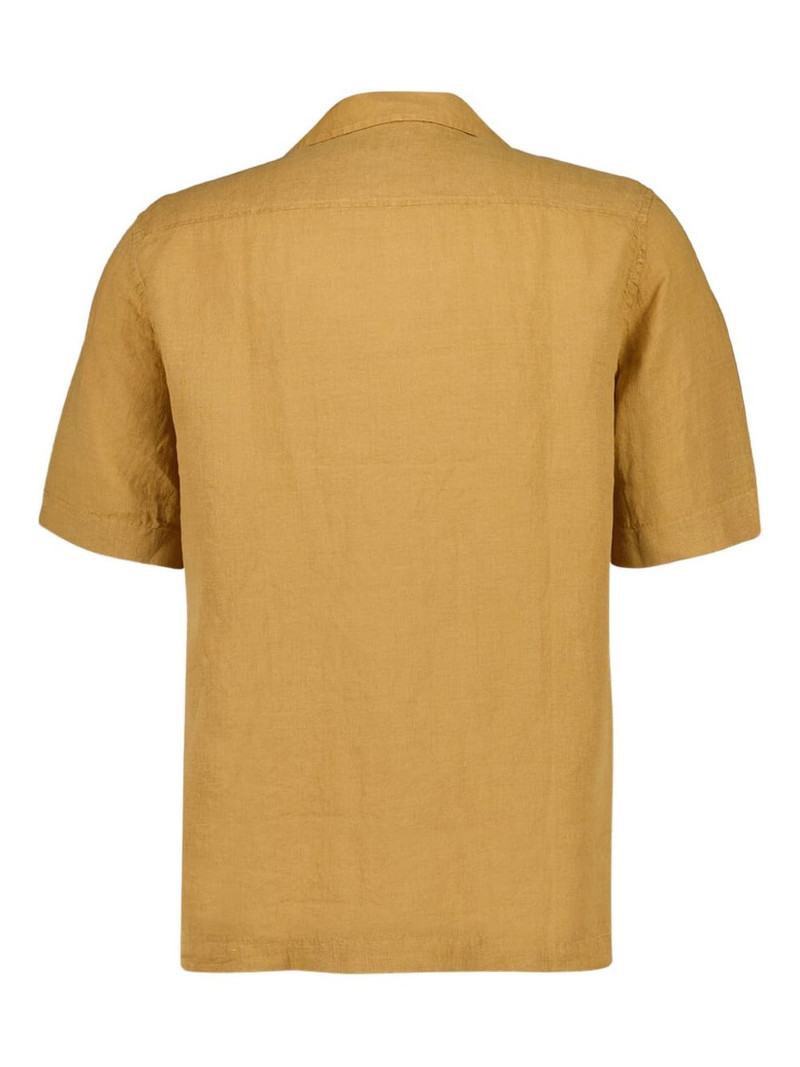 FRESCOBOL CARIOCA short-sleeves button-up linen shirt outlook