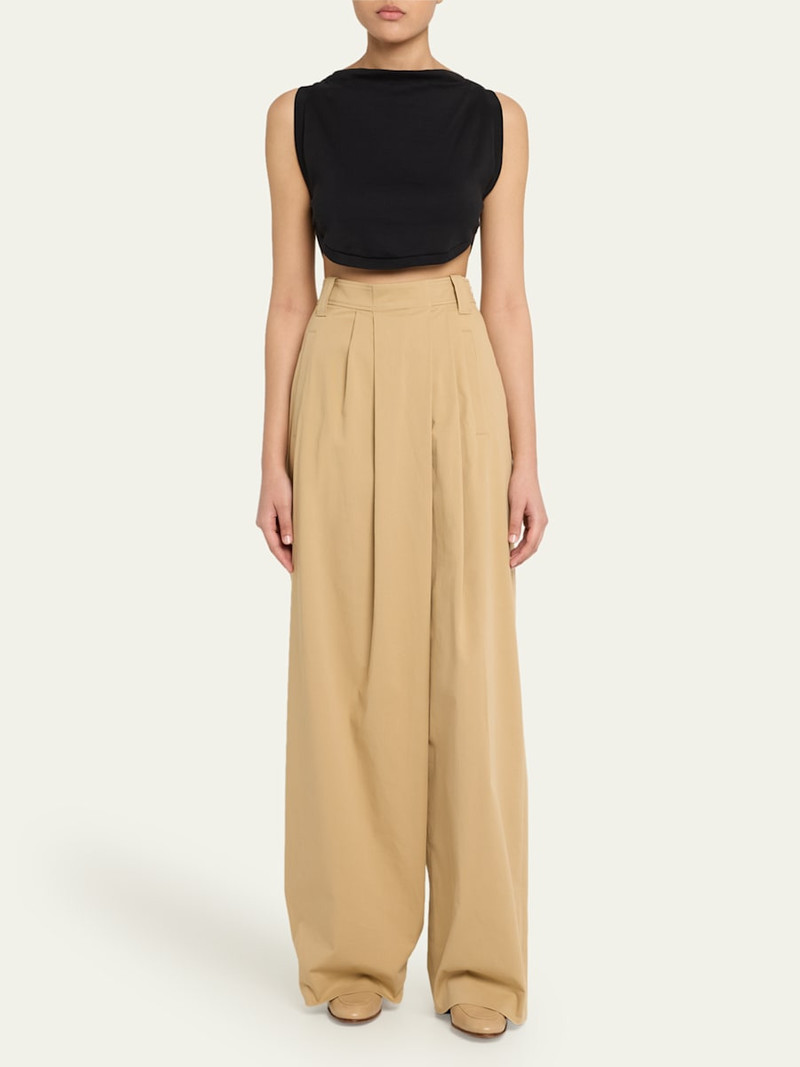 A.L.C. Mae Cropped High-Neck Top outlook