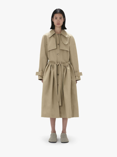 JW Anderson GATHERED-WAIST TRENCH COAT outlook
