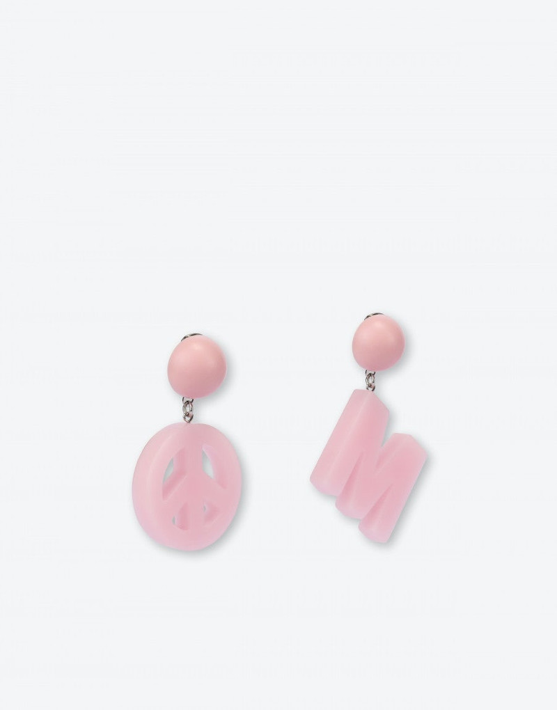 Moschino MOSCHINO SYMBOLS DROP EARRINGS outlook