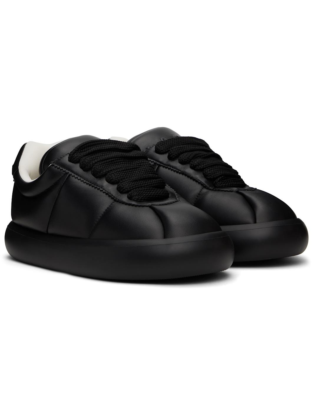 Black Leather BigFoot 2.0 Sneakers - 4