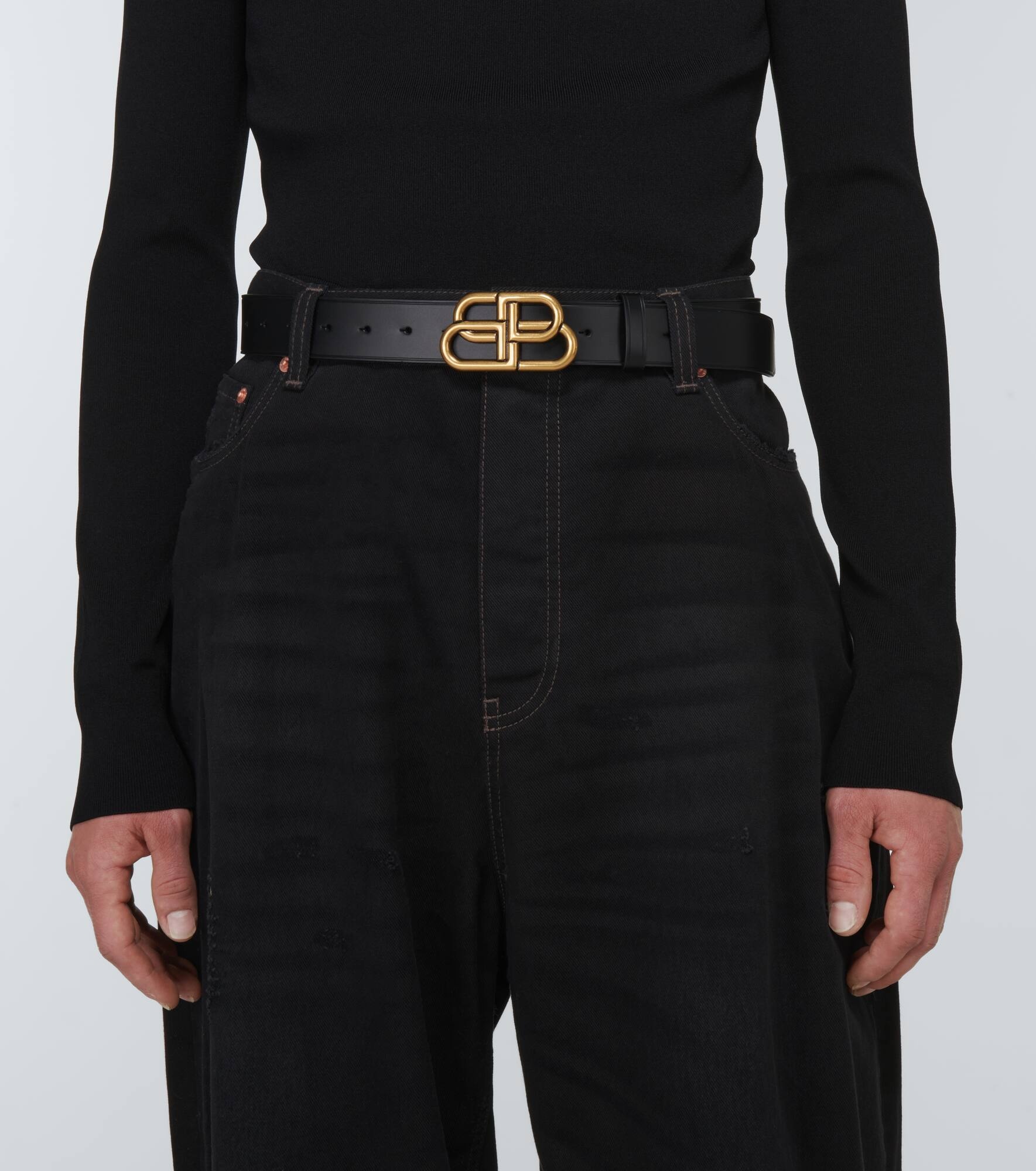 BB leather belt - 2