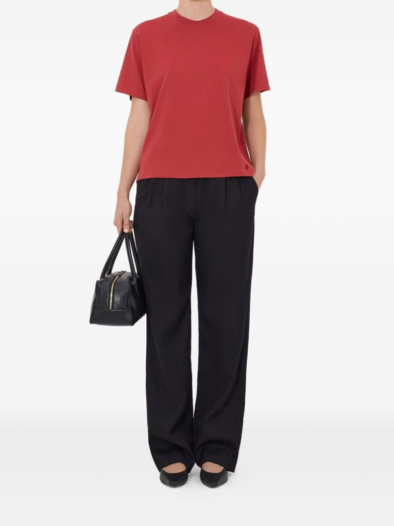 Loulou de Saison Telanto Lds embroidered-logo crew-neck T-shirt outlook