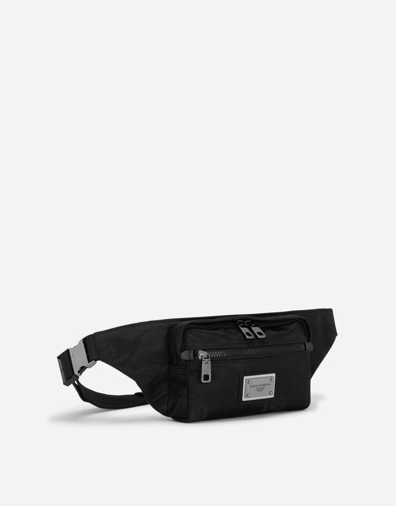Small nylon belt bag with logo 3