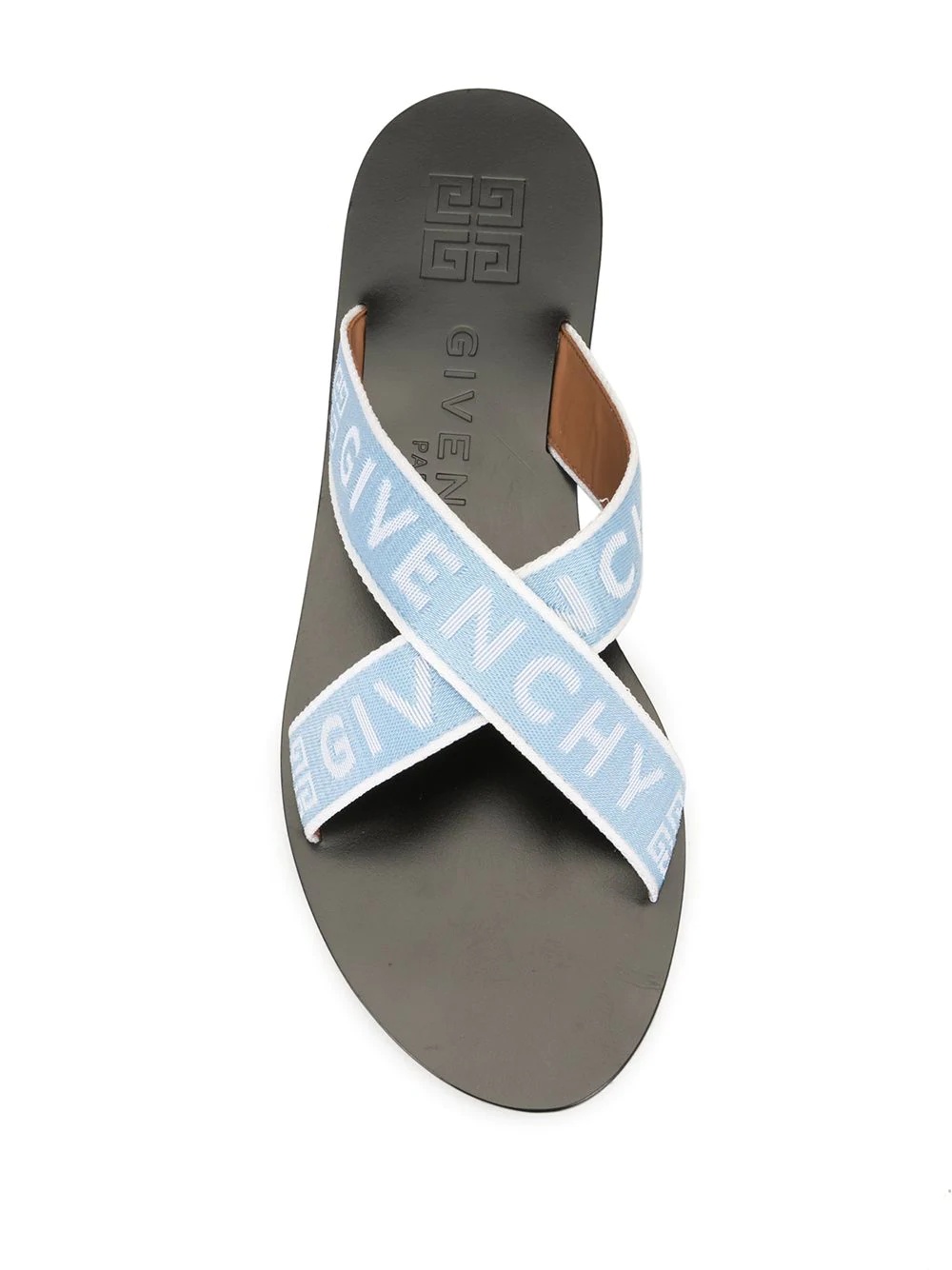 logo-strap sandals - 4