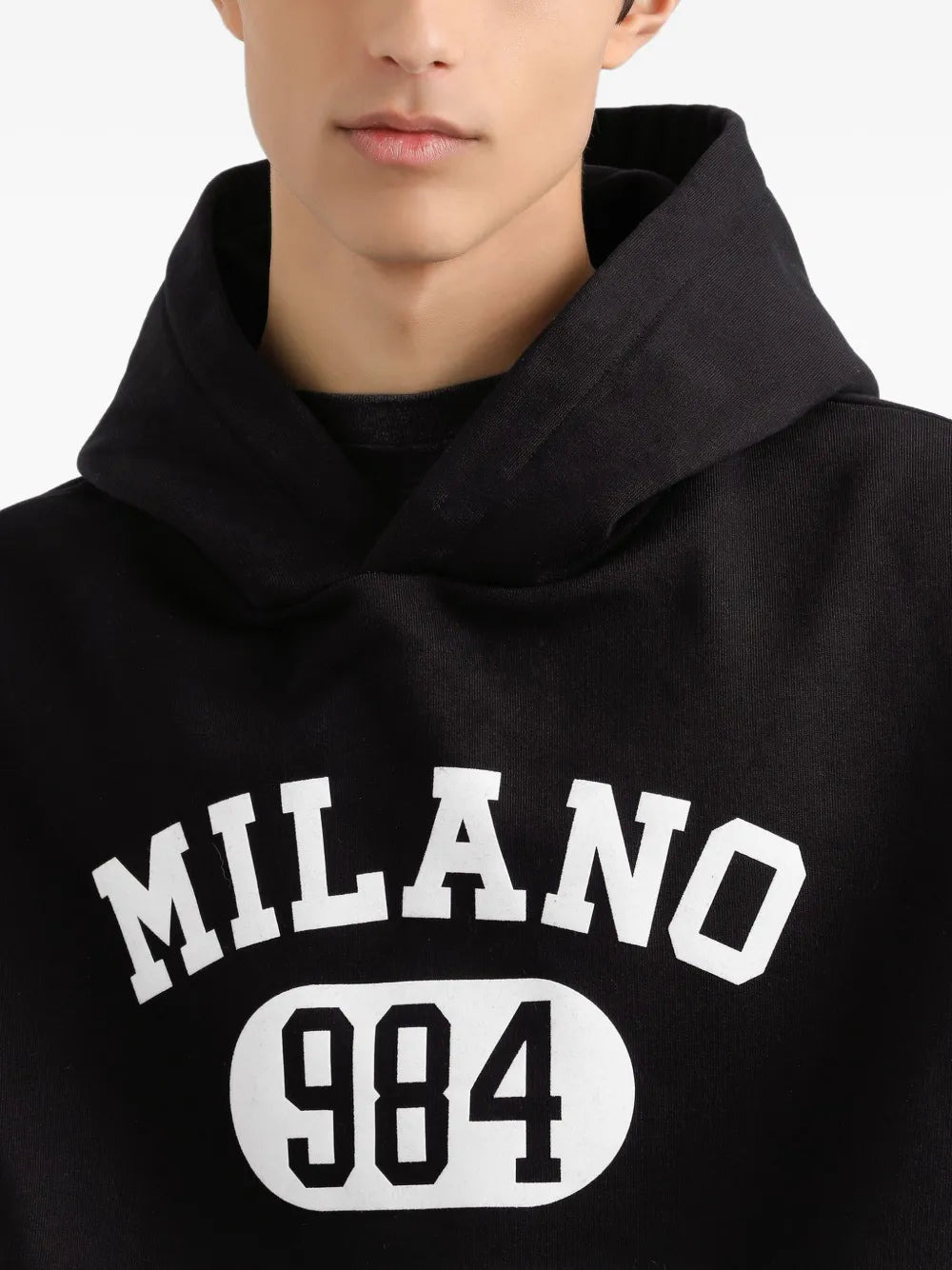 Printed Long-Sleeved Hoodie - 4