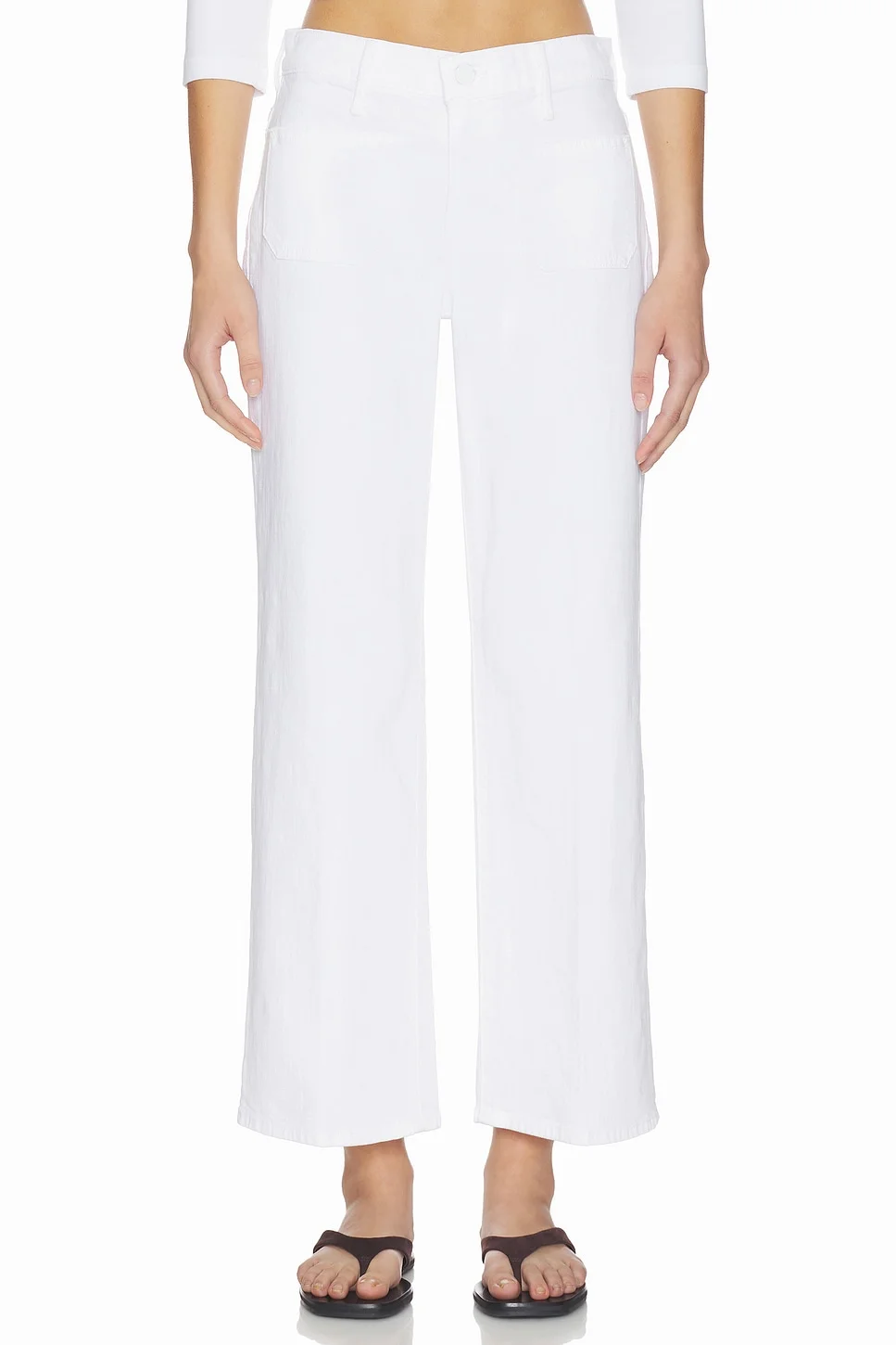 The Patch Pocket Mid Rise Maven Ankle Jeans - 1