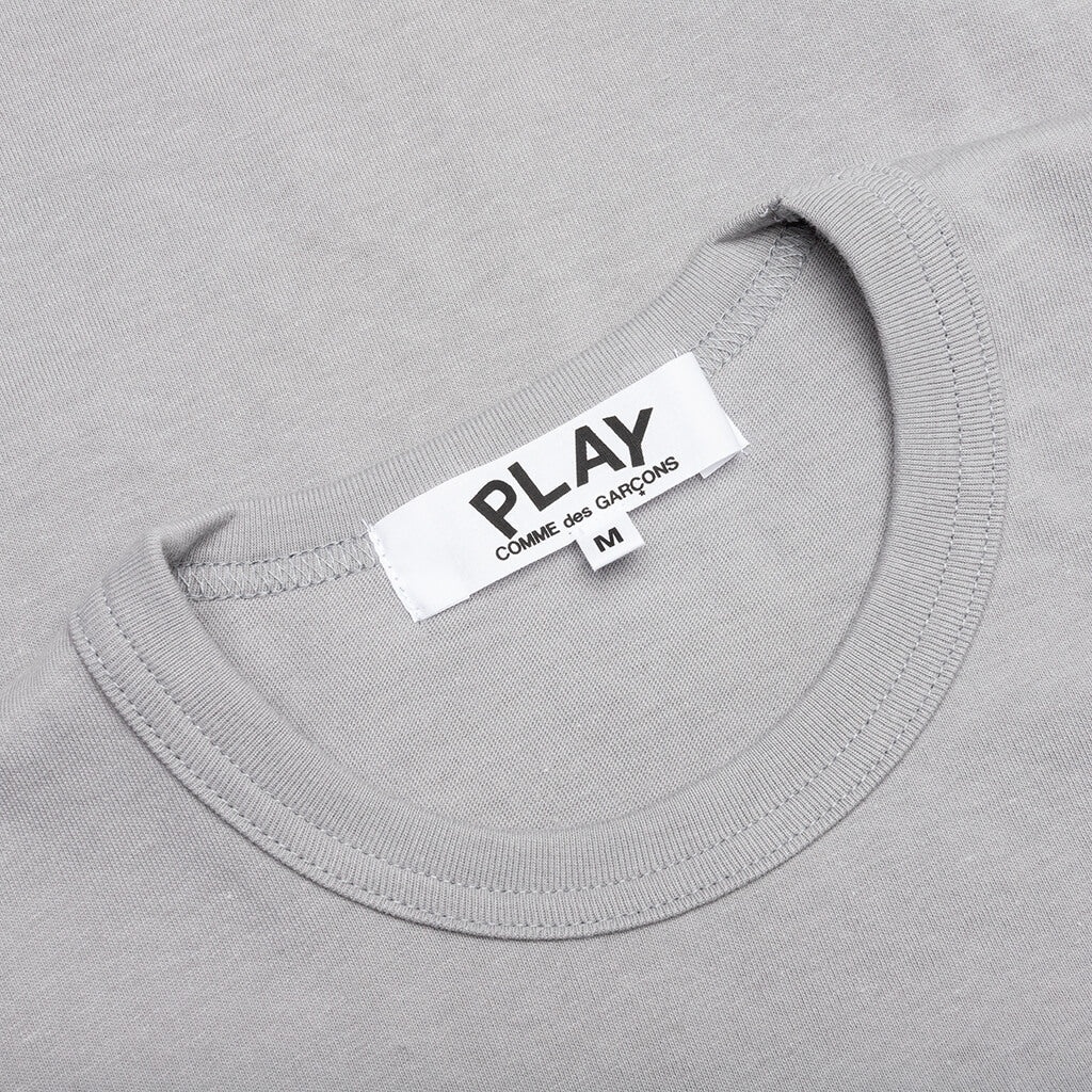 WOMEN'S BI-COLOR T-SHIRT - GREY/PURPLE - 3