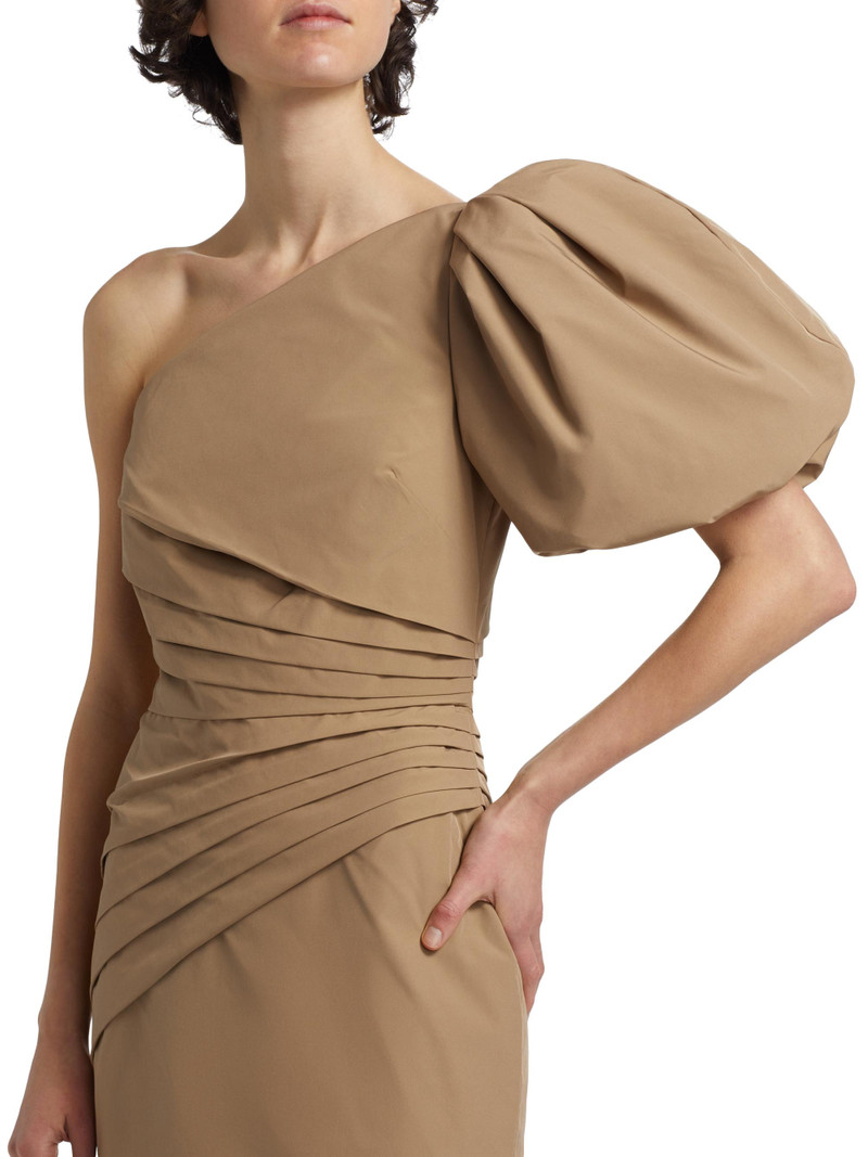 Women's Garda One-Shoulder Minidress - Khaki 6