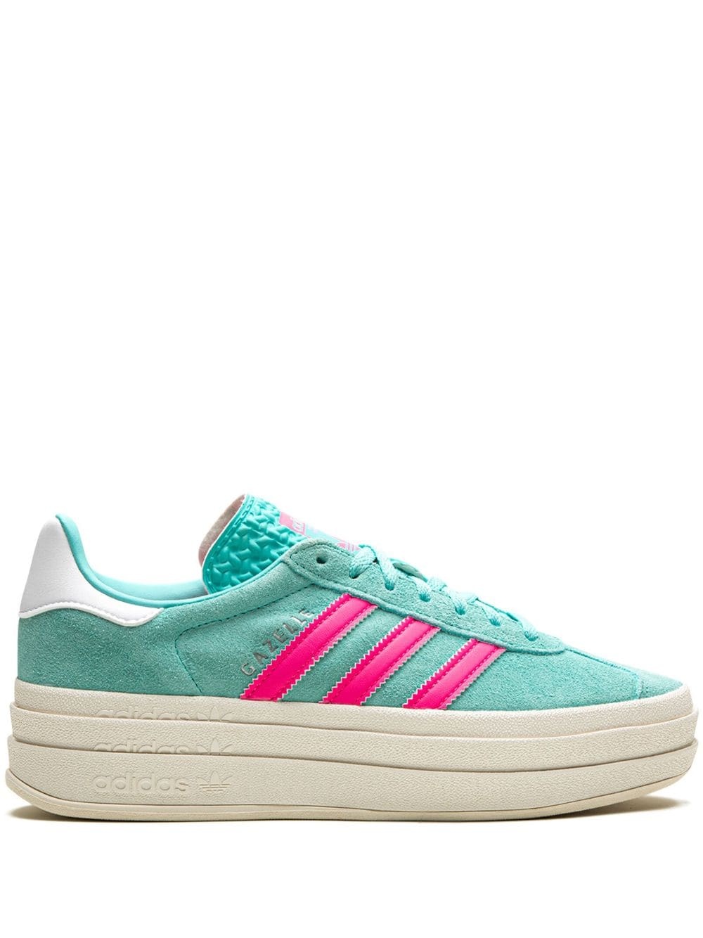 Gazelle  "Flash Aqua / Lucid Pink" platform sneakers - 1