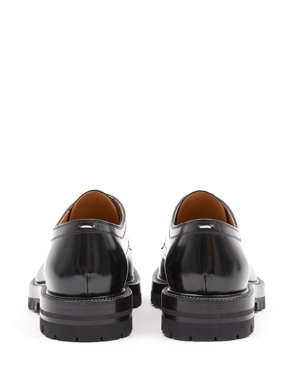 leather lace-up shoes - 3