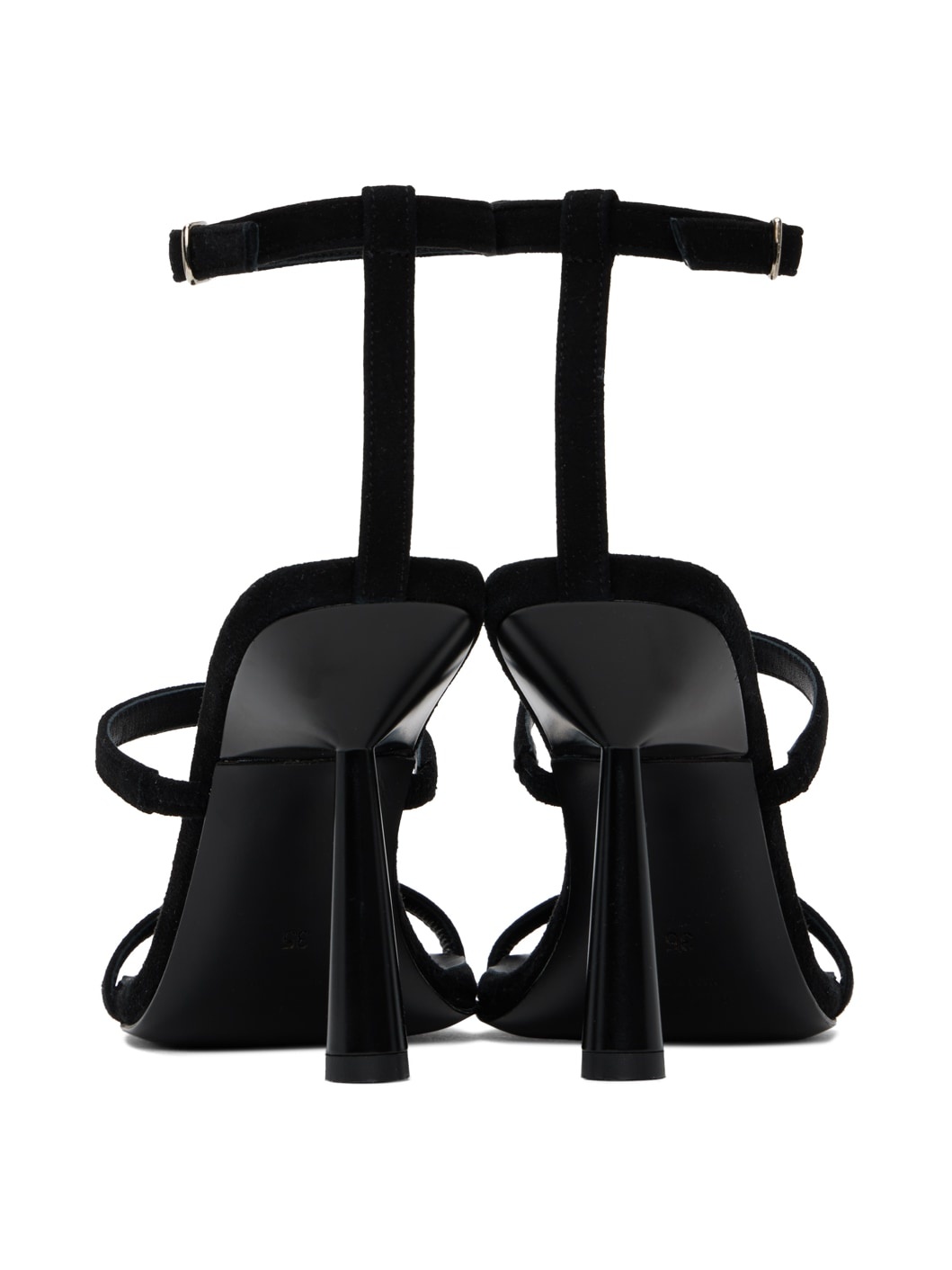 Black Adaline Heeled Sandals - 2
