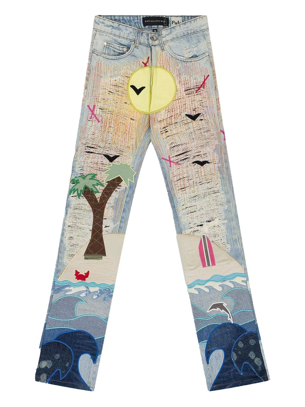 Pale Seaboard Straight-FIt Jeans "Multicolor" - 1