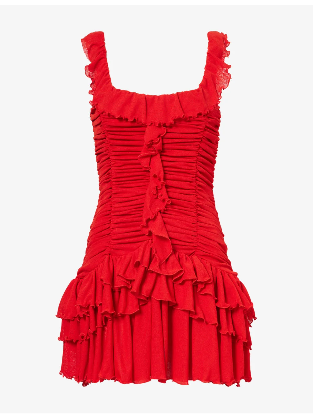 Gemma Ruched Jersey Mini Dress - 1