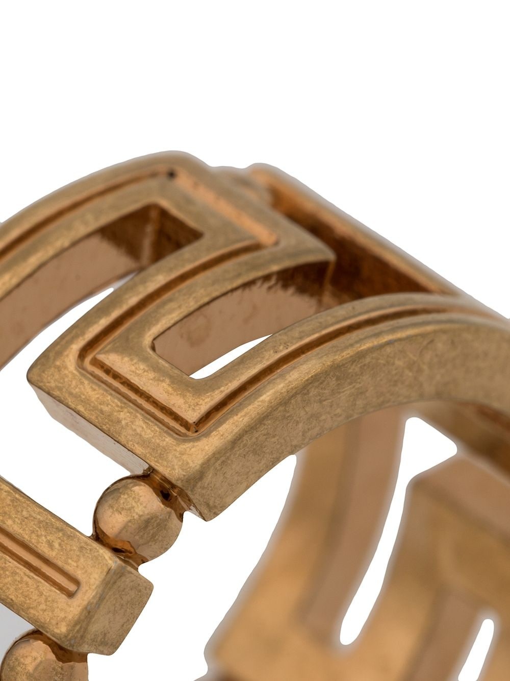 crystal Greek Key ring - 3