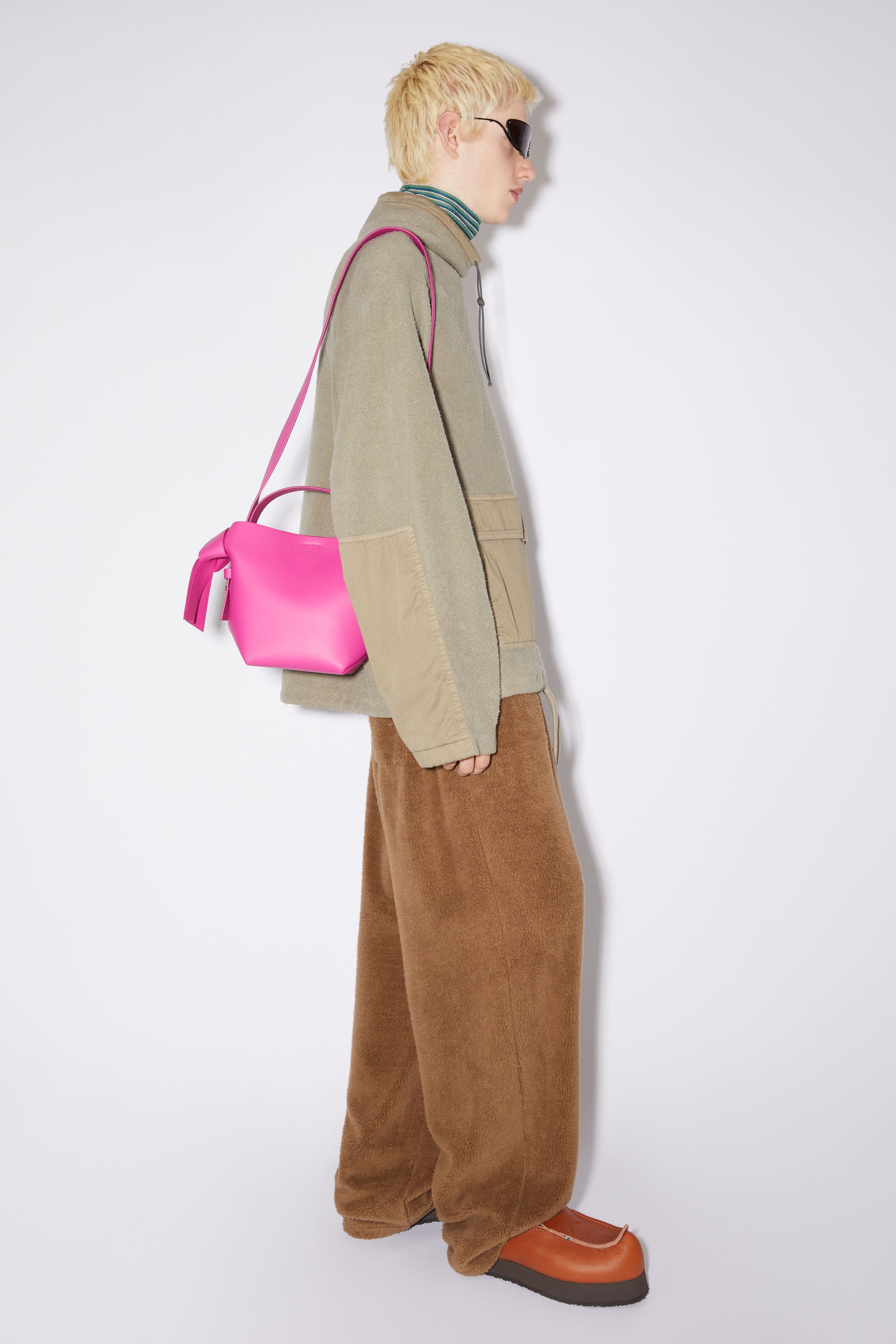 Mini shoulder bag - Fuchsia pink - 3