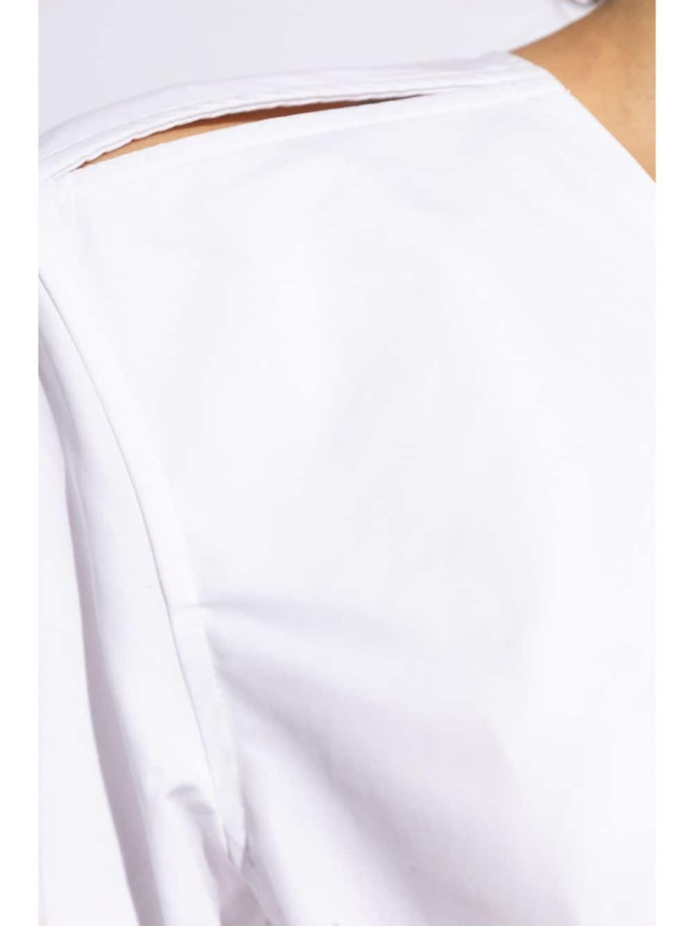 slit-detailing wrap dress - 5