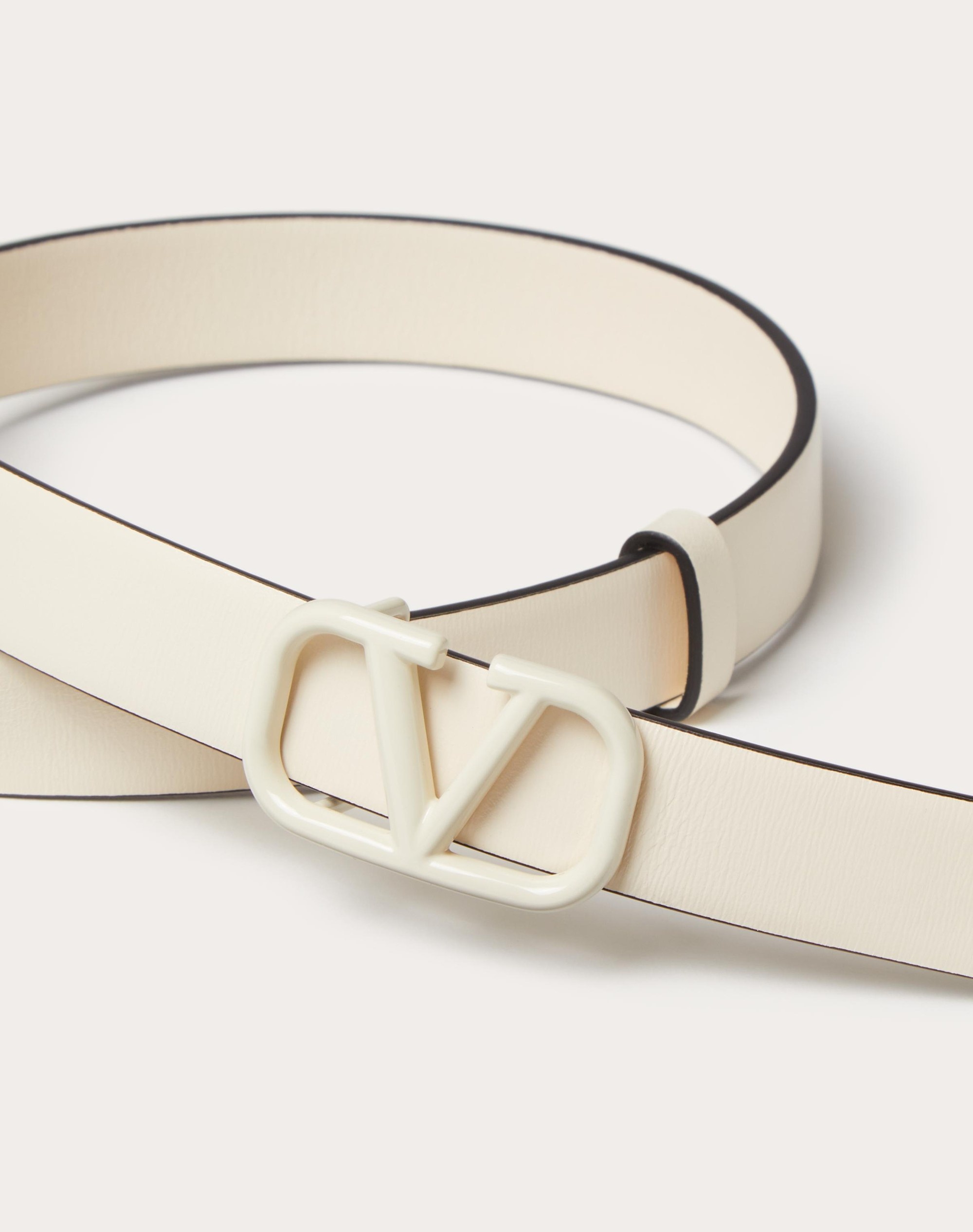 VLOGO SIGNATURE BELT IN SHINY CALFSKIN 20MM - 2